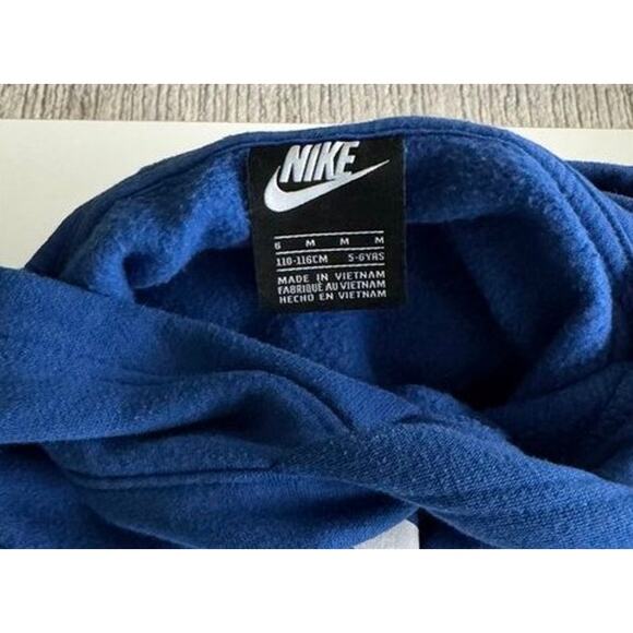Nike Kids Blue Pullover Hoodie | Size Small 5-6Y - Picture 2 of 14